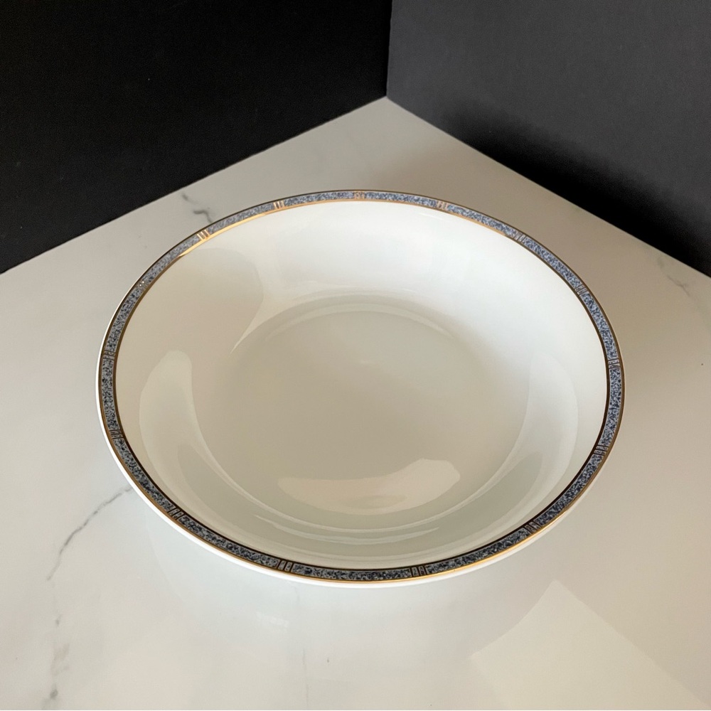 9.2" Antinea Bleu Serving Bowl - Bernardaud Limoges